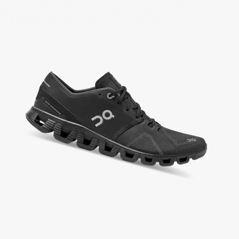 Black Men\'s On Running Cloud X Training Shoes | 410783-UQN