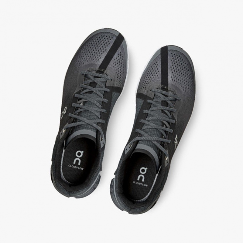 Black Men's On Running Cloudflow Training Shoes | 516709-ZHP