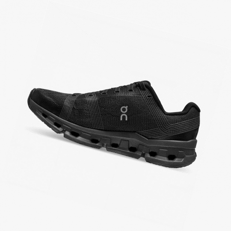 Black Men's On Running Cloudgo Wide Running Shoes | 381560-QRY