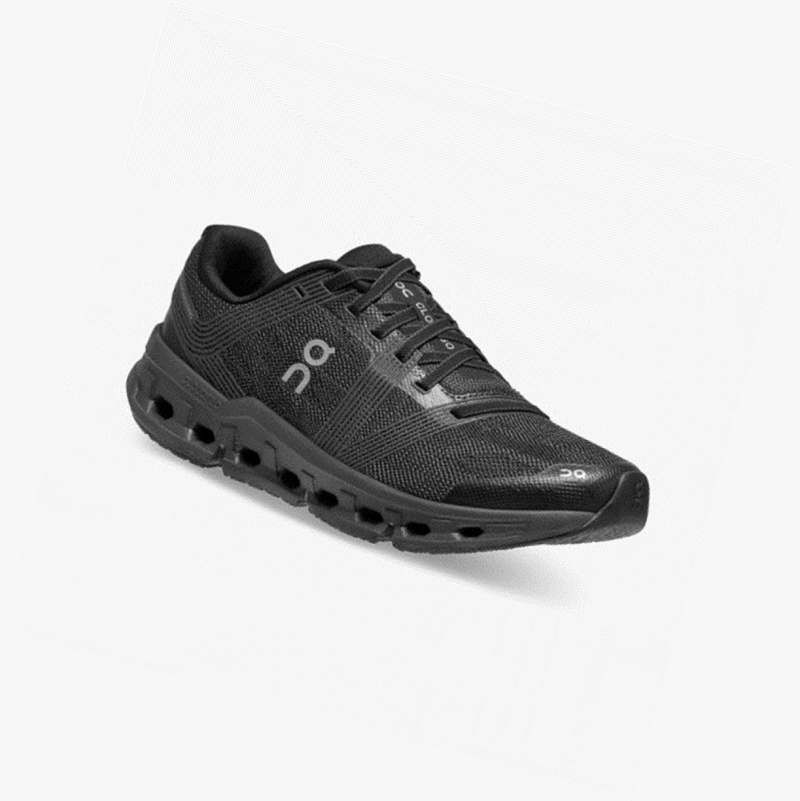 Black Men's On Running Cloudgo Wide Running Shoes | 381560-QRY