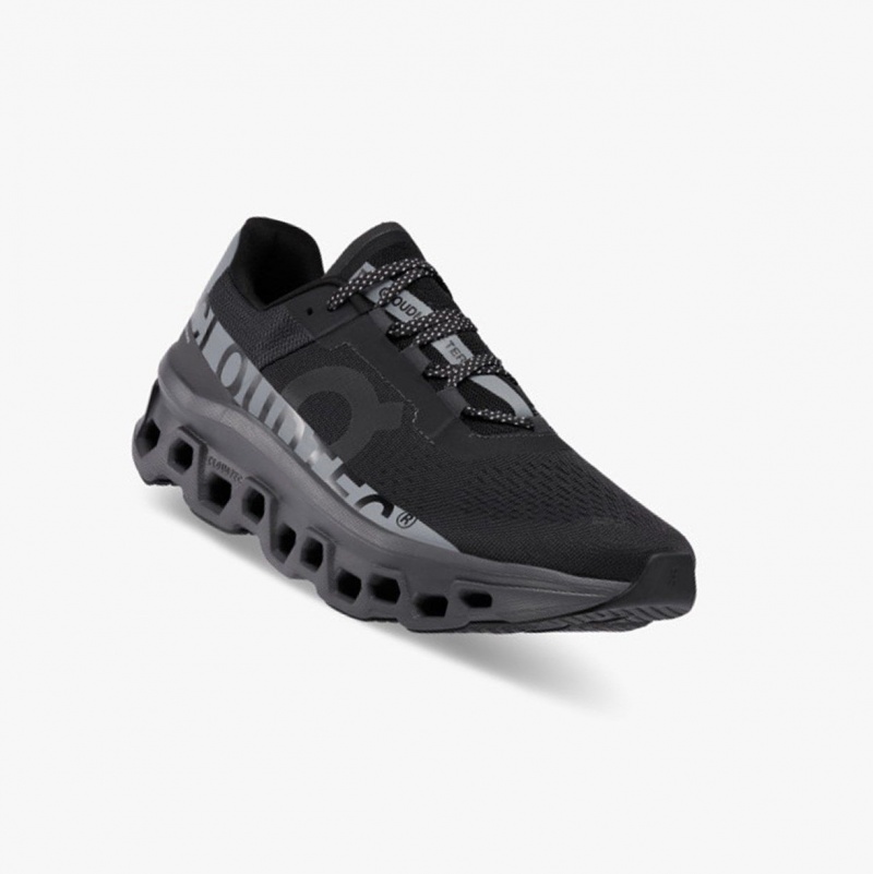 Black Men's On Running Cloudmonster Lumos Training Shoes | 718254-ZUJ