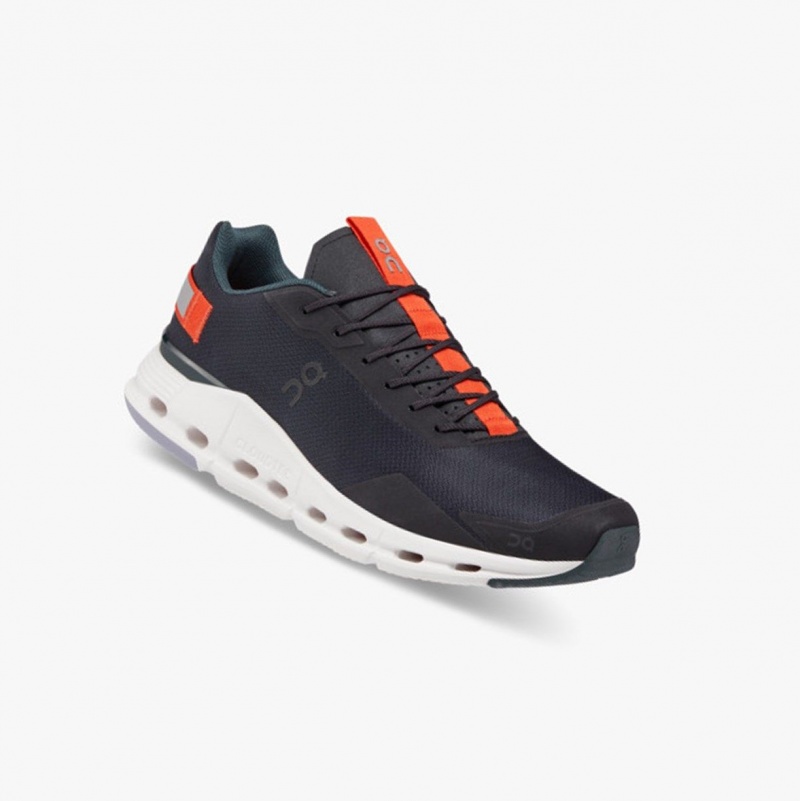 Black Men's On Running Cloudnova Form Running Shoes | 713459-QZC