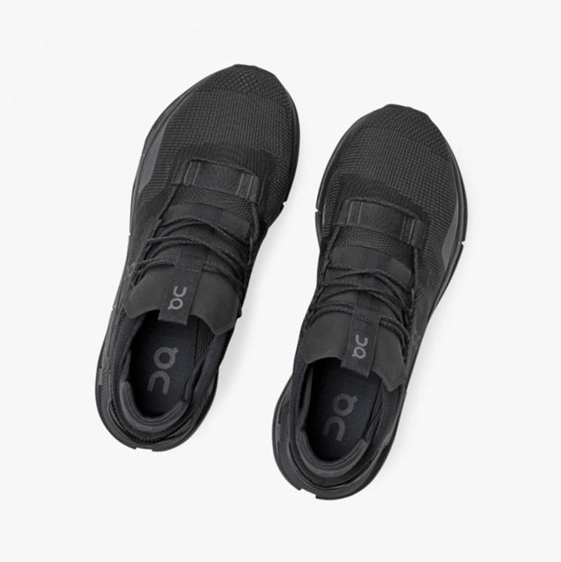 Black Men's On Running Cloudnova Sneakers | 867195-IBE