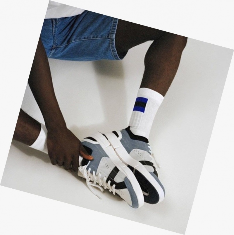 Black Men's On Running THE ROGER Clubhouse Sneakers | 671504-IZA