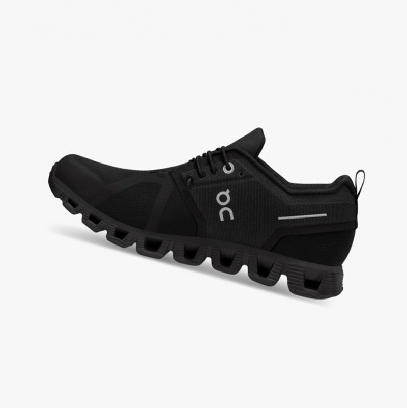 Black Women's On Running Cloud 5 Waterproof Running Shoes | 629804-UKZ