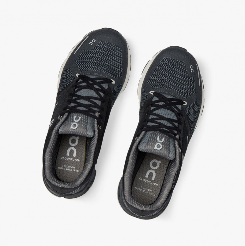 Black Women's On Running Cloudflyer Road Running Shoes | 306918-UXJ