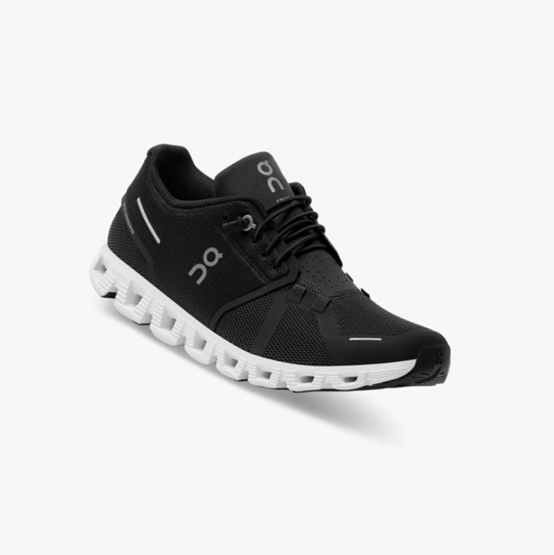 Black / White Men's On Running Cloud 5 Running Shoes | 256930-YVU