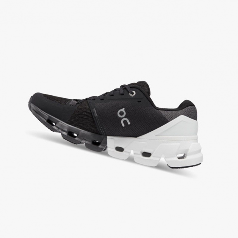 Black / White Men's On Running Cloudflyer 4 Wide Running Shoes | 419360-XMI