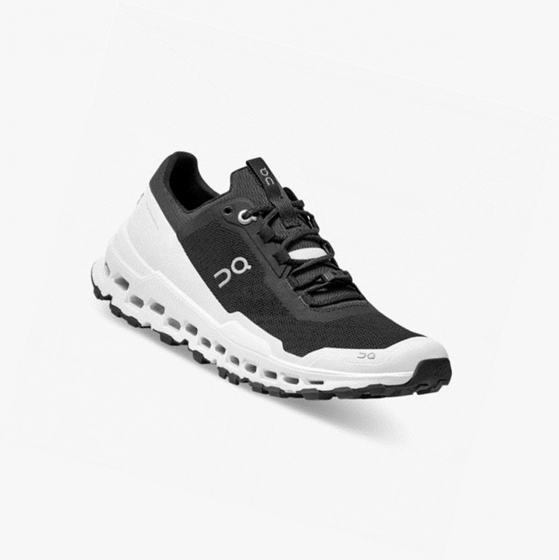 Black / White Women's On Running Cloudultra Trail Running Shoes | 289540-XJU