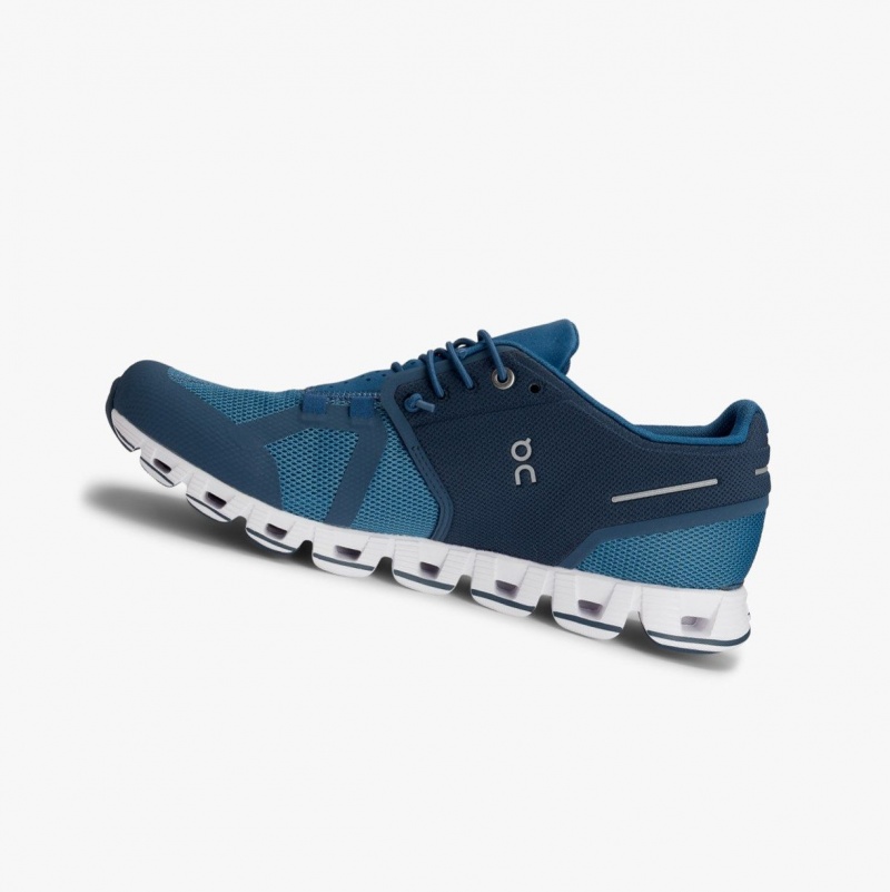 Blue Men's On Running Cloud Road Running Shoes | 607451-CDZ