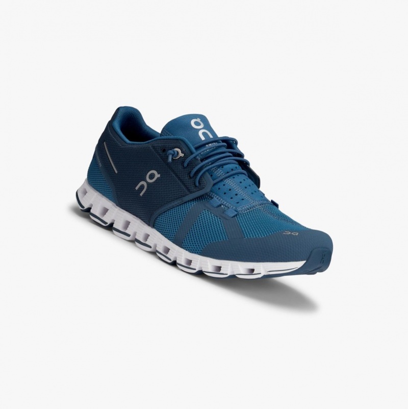 Blue Men's On Running Cloud Road Running Shoes | 607451-CDZ