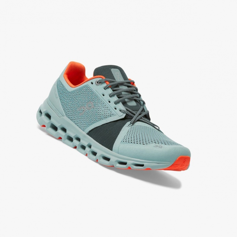 Blue Men's On Running Cloudstratus Road Running Shoes | 617902-FRK