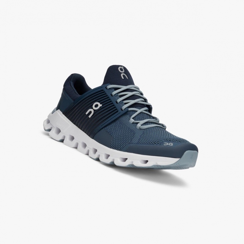 Blue Men's On Running Cloudswift Road Running Shoes | 837560-CDL