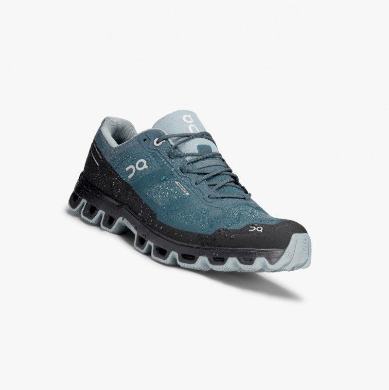 Blue Men's On Running Cloudventure Waterproof Trail Running Shoes | 603521-MUX