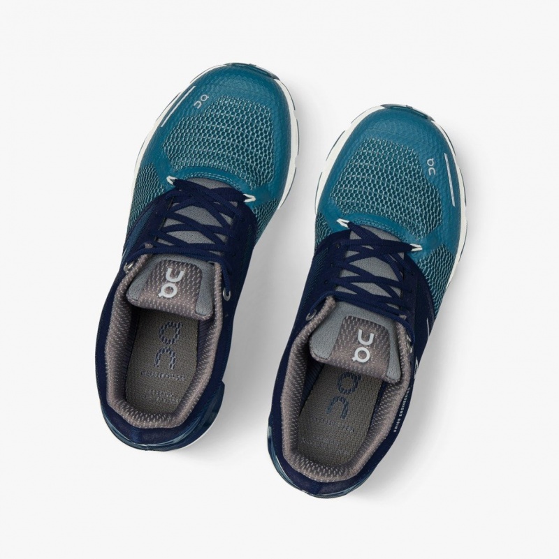 Blue Women's On Running Cloudflyer Road Running Shoes | 241395-XGN