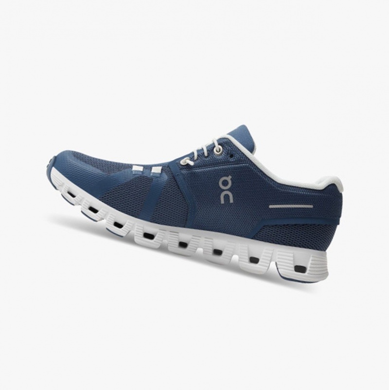 Blue / White Women's On Running Cloud 5 Running Shoes | 491076-JOP