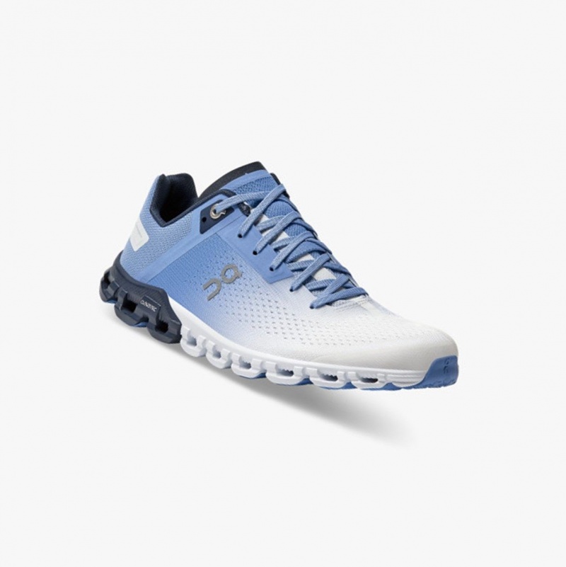 Blue / White Women's On Running Cloudflow Training Shoes | 106495-INU