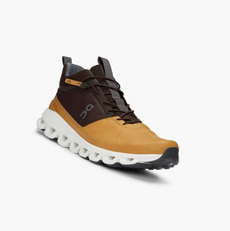 Brown Men's On Running Cloud Hi Road Running Shoes | 159804-XVR