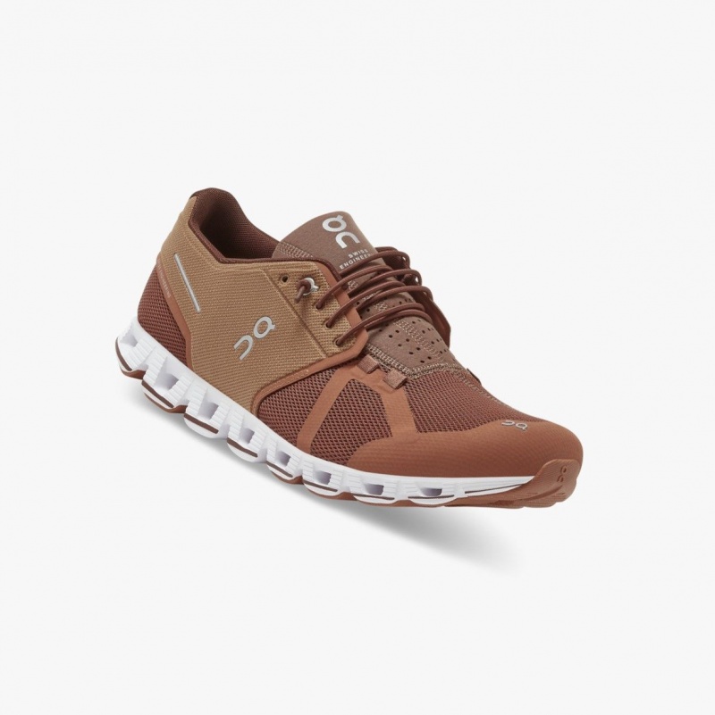 Brown Men's On Running Cloud Road Running Shoes | 814792-XTW