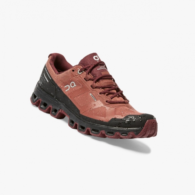 Brown Women's On Running Cloudventure Waterproof Trail Running Shoes | 058643-BNC