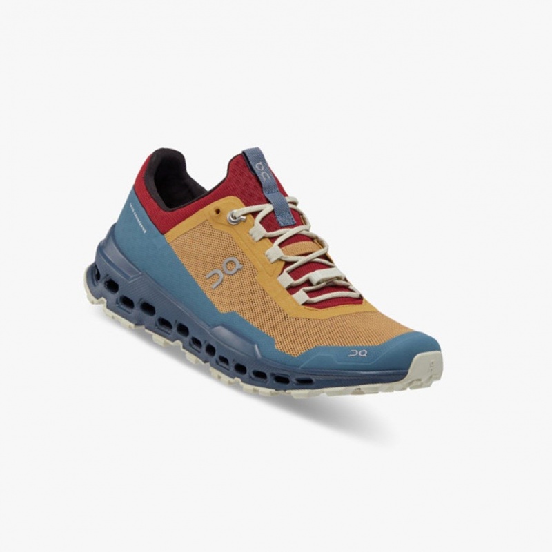 Brown / Navy Women's On Running Cloudultra Trail Running Shoes | 236580-MNX