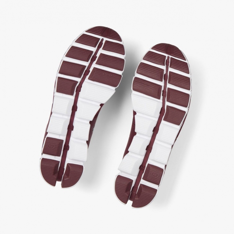 Burgundy Men's On Running Cloud Terry Road Running Shoes | 408961-MDQ