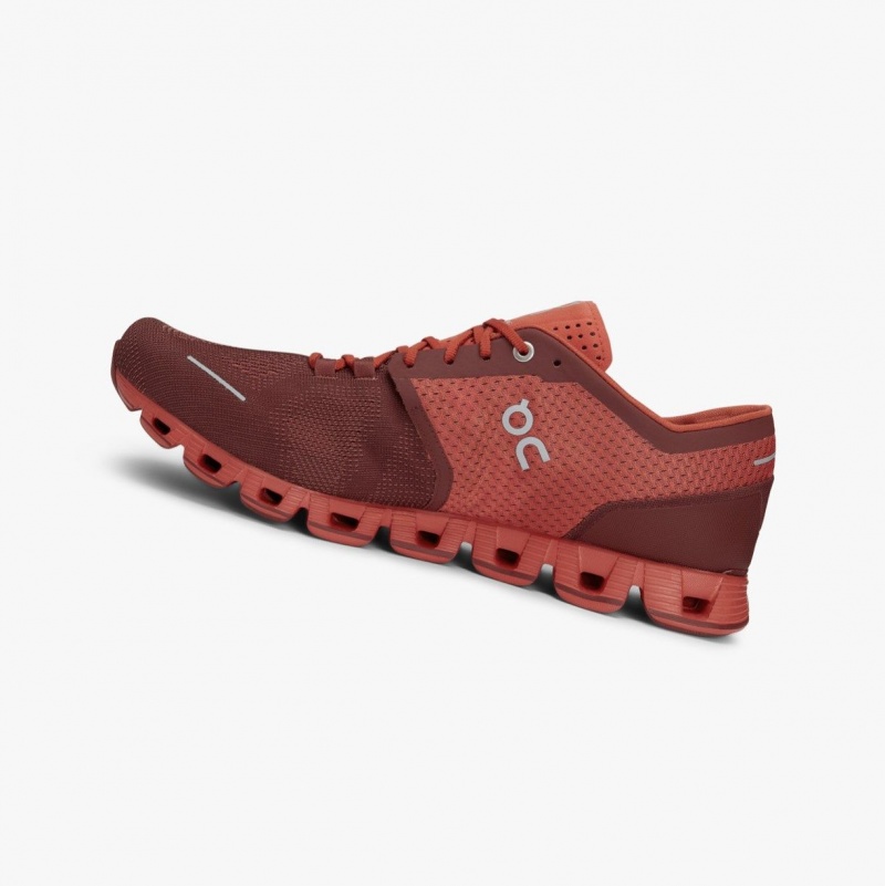 Burgundy Men's On Running Cloud X Training Shoes | 431025-JXD