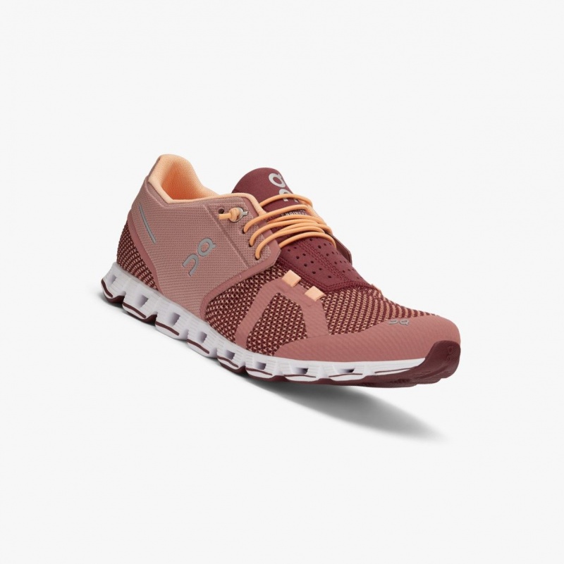 Burgundy Women's On Running Cloud Road Running Shoes | 962147-NKL