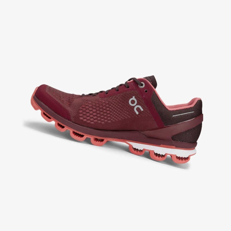 Burgundy Women's On Running Cloudsurfer Training Shoes | 512389-FAE