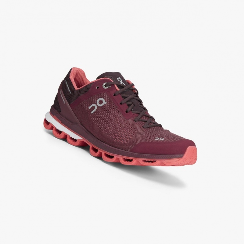 Burgundy Women's On Running Cloudsurfer Training Shoes | 512389-FAE