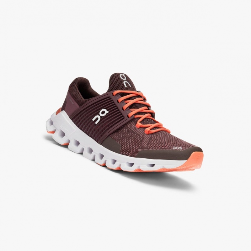 Burgundy Women's On Running Cloudswift Road Running Shoes | 583417-RHJ