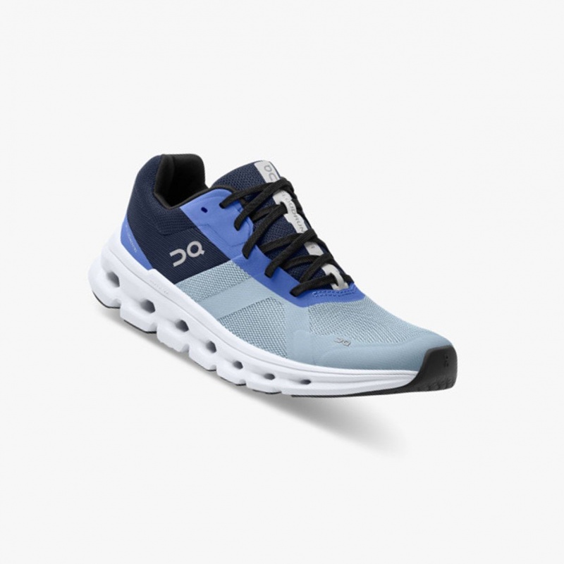 Chambray/Midnight Women's On Running Cloudrunner Running Shoes | 021489-CJV