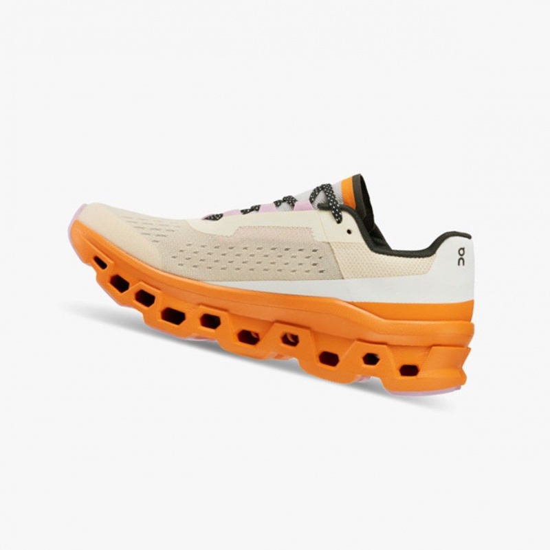 Fawn/Turmeric Women's On Running Cloudmonster Training Shoes | 298075-IBN