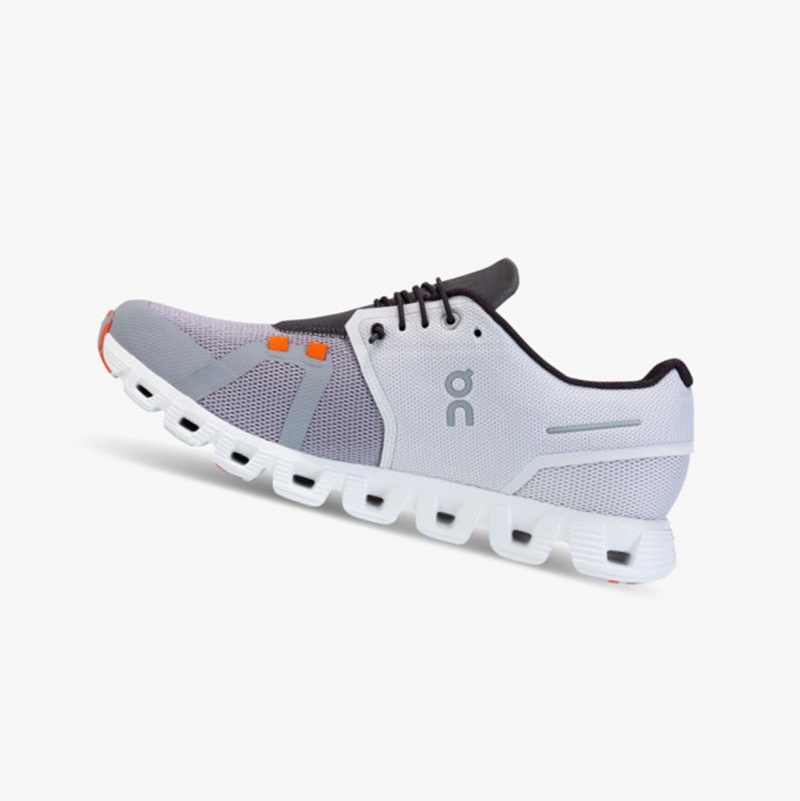 Frost/Alloy Men's On Running Cloud 5 Fuse Running Shoes | 105789-LJF