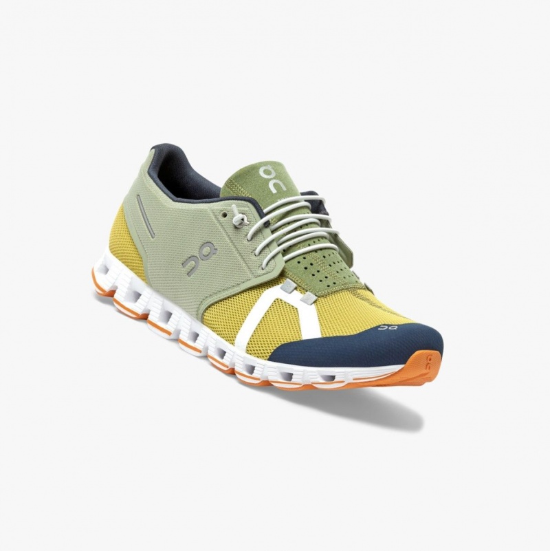 Green Men's On Running Cloud 70 | 30 Road Running Shoes | 342108-GLP