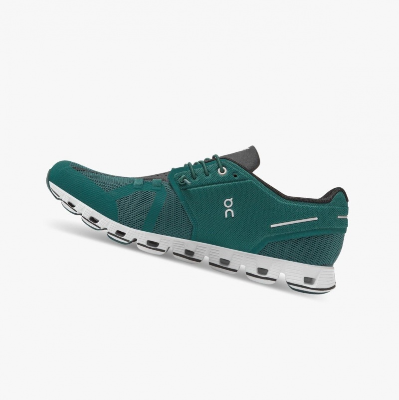 Green Men's On Running Cloud Road Running Shoes | 765824-ASO