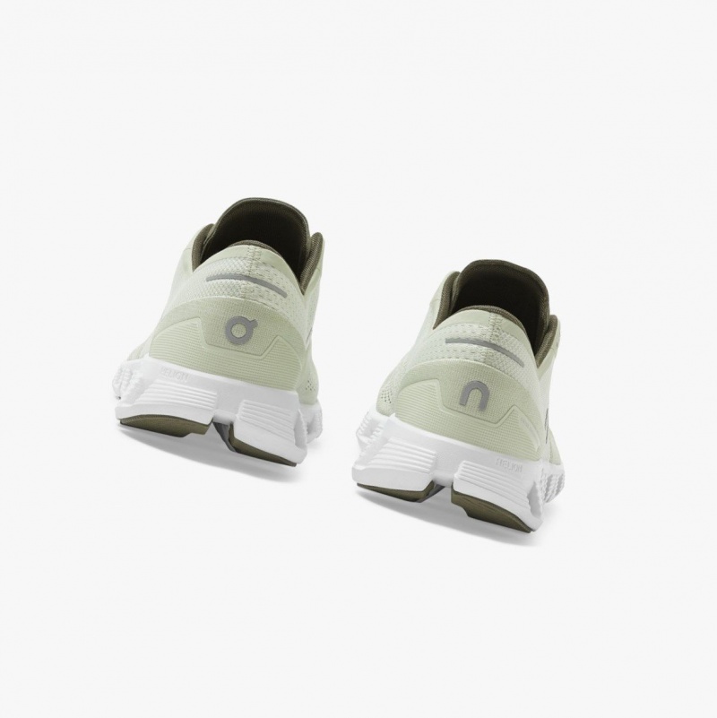 Green Men's On Running Cloud X Training Shoes | 184376-HCQ