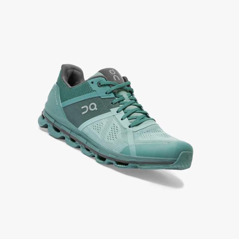 Green Men's On Running Cloudace Road Running Shoes | 764158-FUR