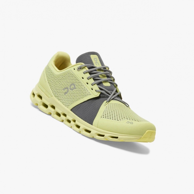 Green Men's On Running Cloudstratus Road Running Shoes | 587034-MTJ