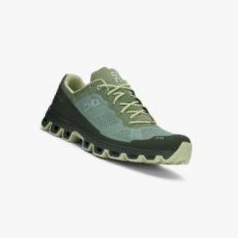 Green Men's On Running Cloudventure Trail Running Shoes | 740539-OFY