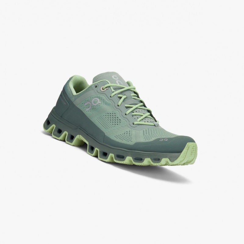 Green Women's On Running Cloudventure Trail Running Shoes | 502149-RDX