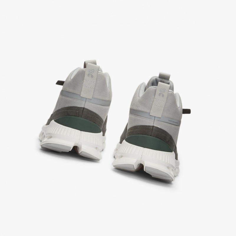 Grey Men's On Running Cloud Hi Road Running Shoes | 930276-BAQ