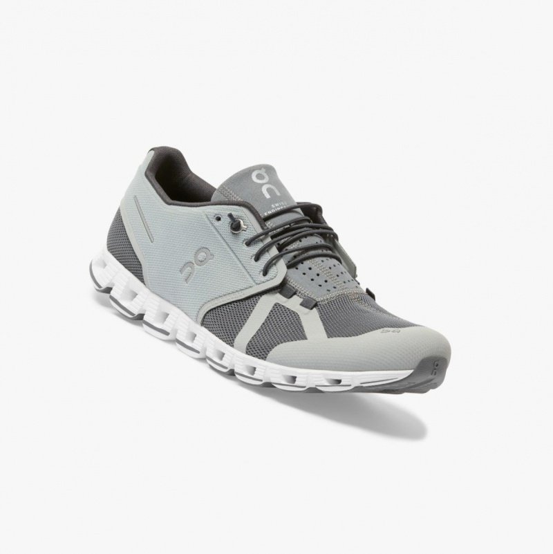 Grey Men's On Running Cloud Road Running Shoes | 863294-MTW