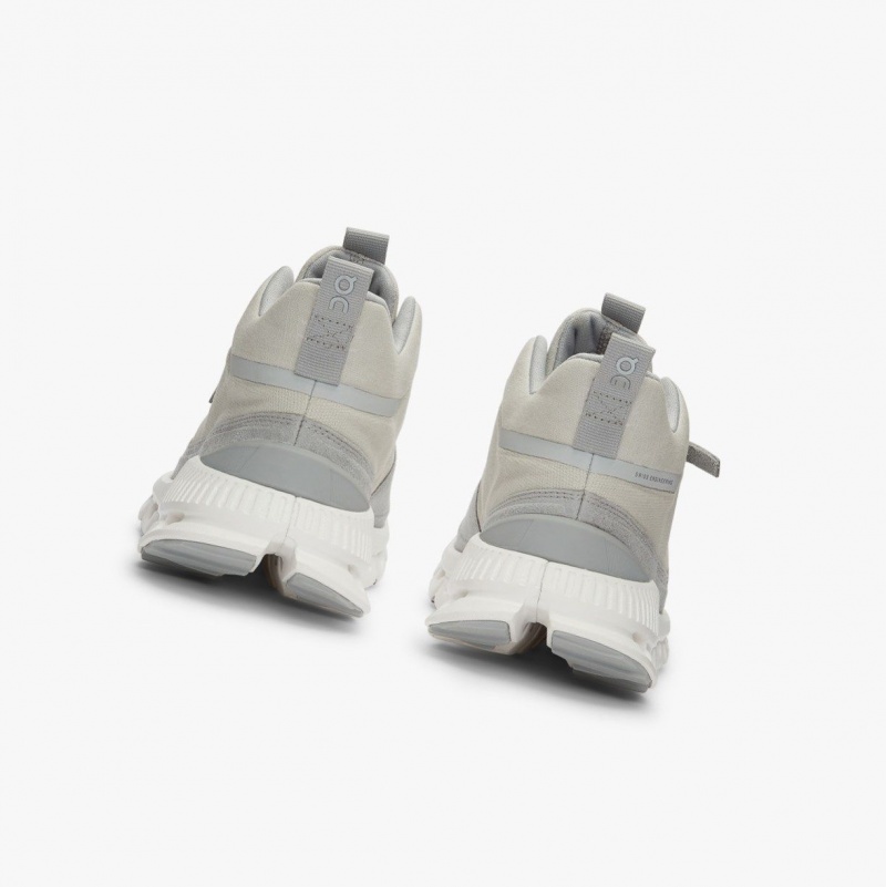 Grey Women's On Running Cloud Hi Road Running Shoes | 190634-INB