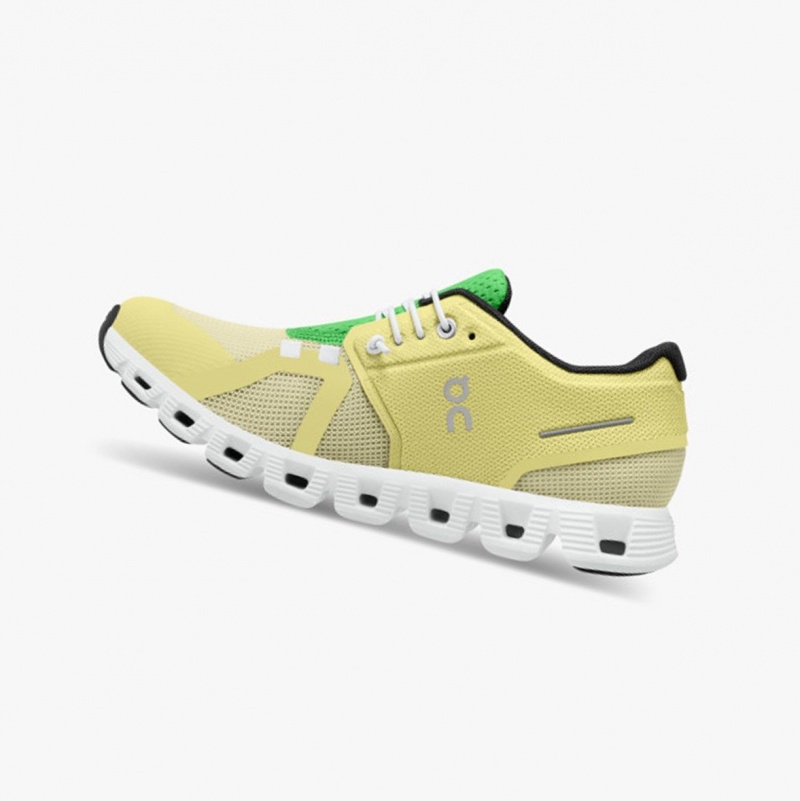 Hay/Acacia Women's On Running Cloud 5 Push Running Shoes | 613450-OEB