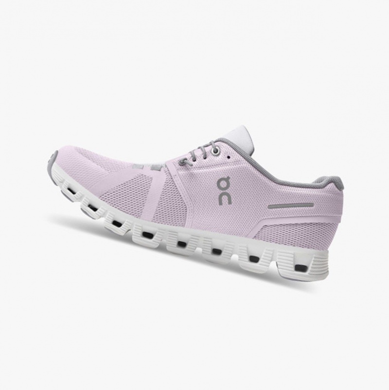 Lily/Frost Women's On Running Cloud 5 Running Shoes | 618734-MIU