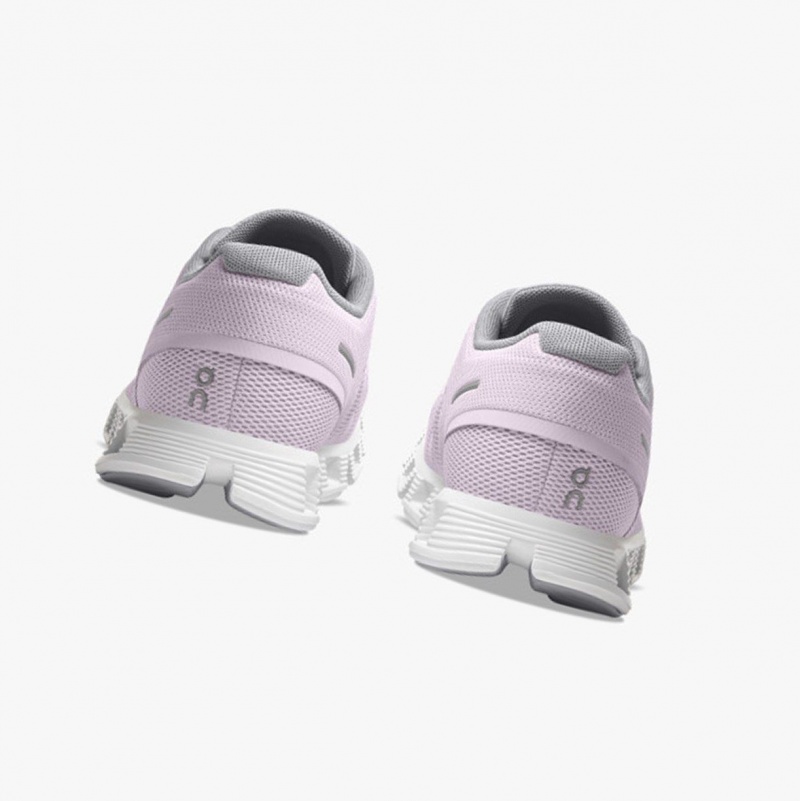 Lily/Frost Women's On Running Cloud 5 Running Shoes | 618734-MIU