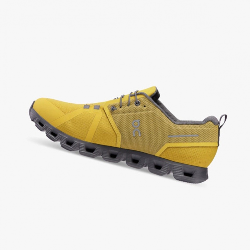 Mustard Men's On Running Cloud 5 Waterproof Running Shoes | 207483-ZBR