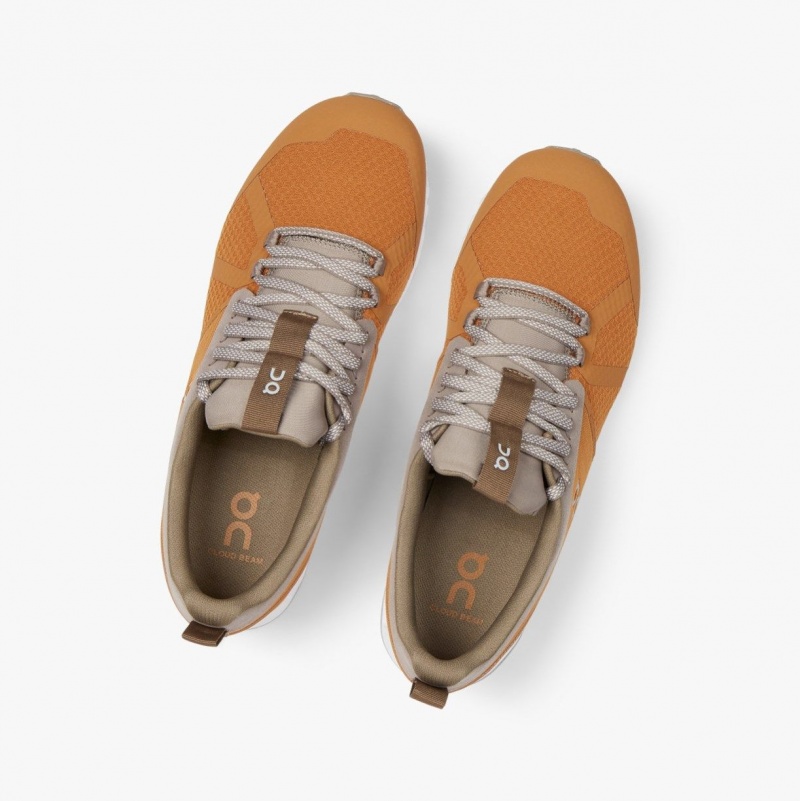 Mustard Men's On Running Cloud Beam Road Running Shoes | 180264-NJK