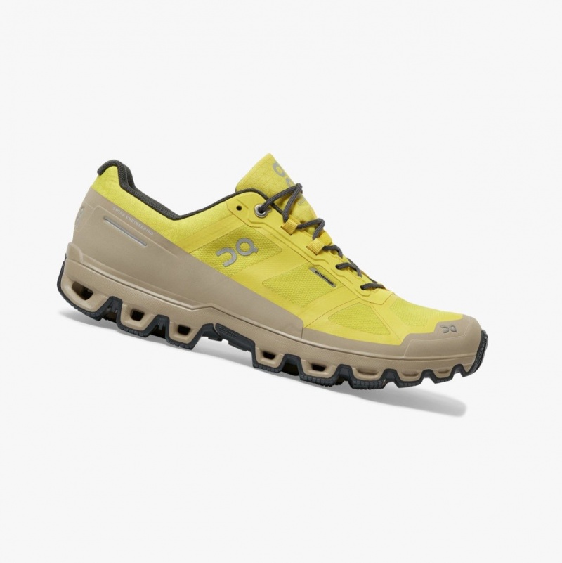 Mustard Men's On Running Cloudventure Waterproof Trail Running Shoes | 810972-JEK